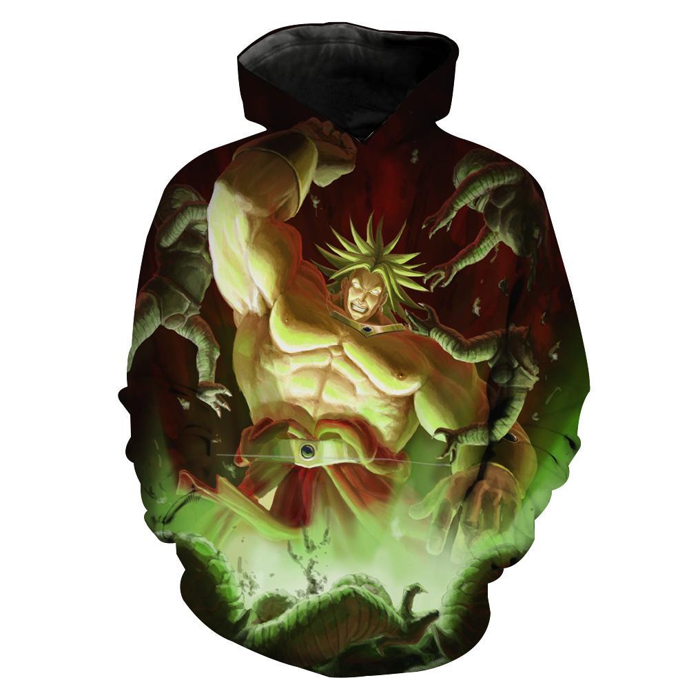 Super Saiyan Broly Dragon Ball Movie Hoodie 3D