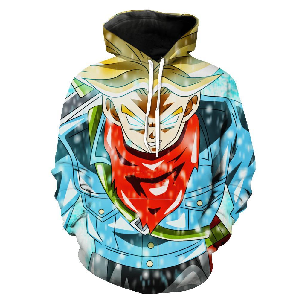 Super Saiyan Rage Trunks Dragon Ball Super Hoodie 3D 1 Super Saiyan Rage Trunks Dragon Ball Super Hoodie 3D