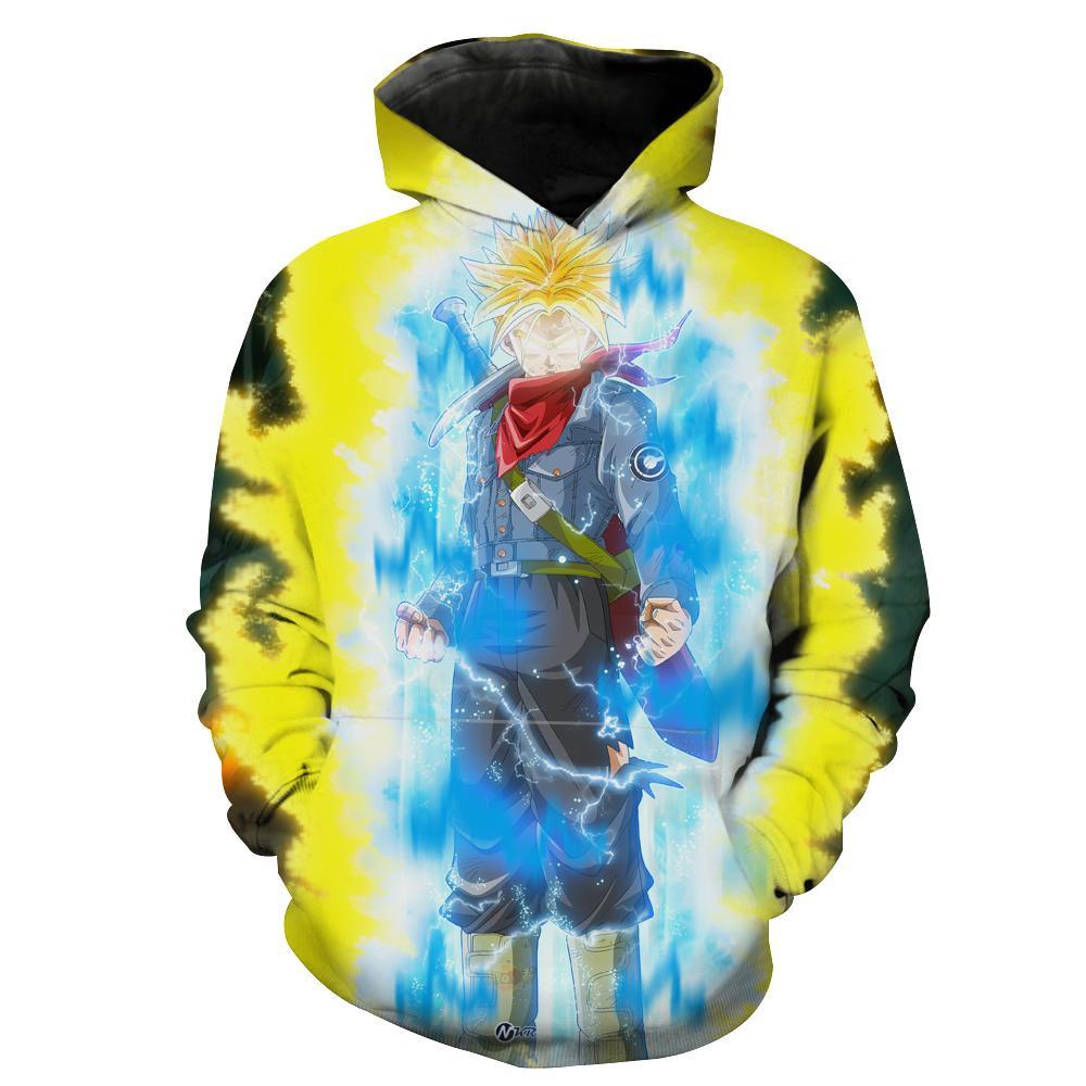 Super Saiyan Rage Trunks Dragon Ball Super Hoodie 3D