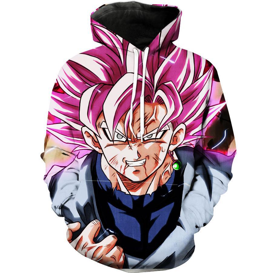Super Saiyan Rose Goku Black Dragon Ball Super Hoodie 3D 2 Super Saiyan Rose Goku Black Dragon Ball Super Hoodie 3D