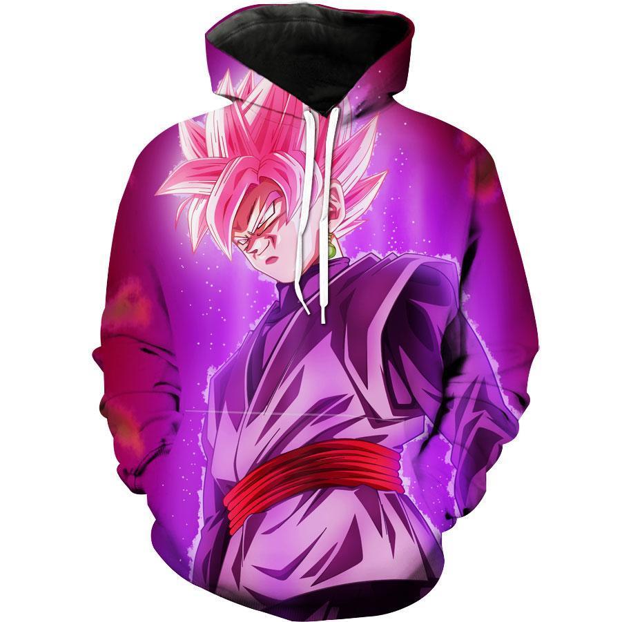 Super Saiyan Rose Goku Dragon Ball Super Apparel Hoodie 3D
