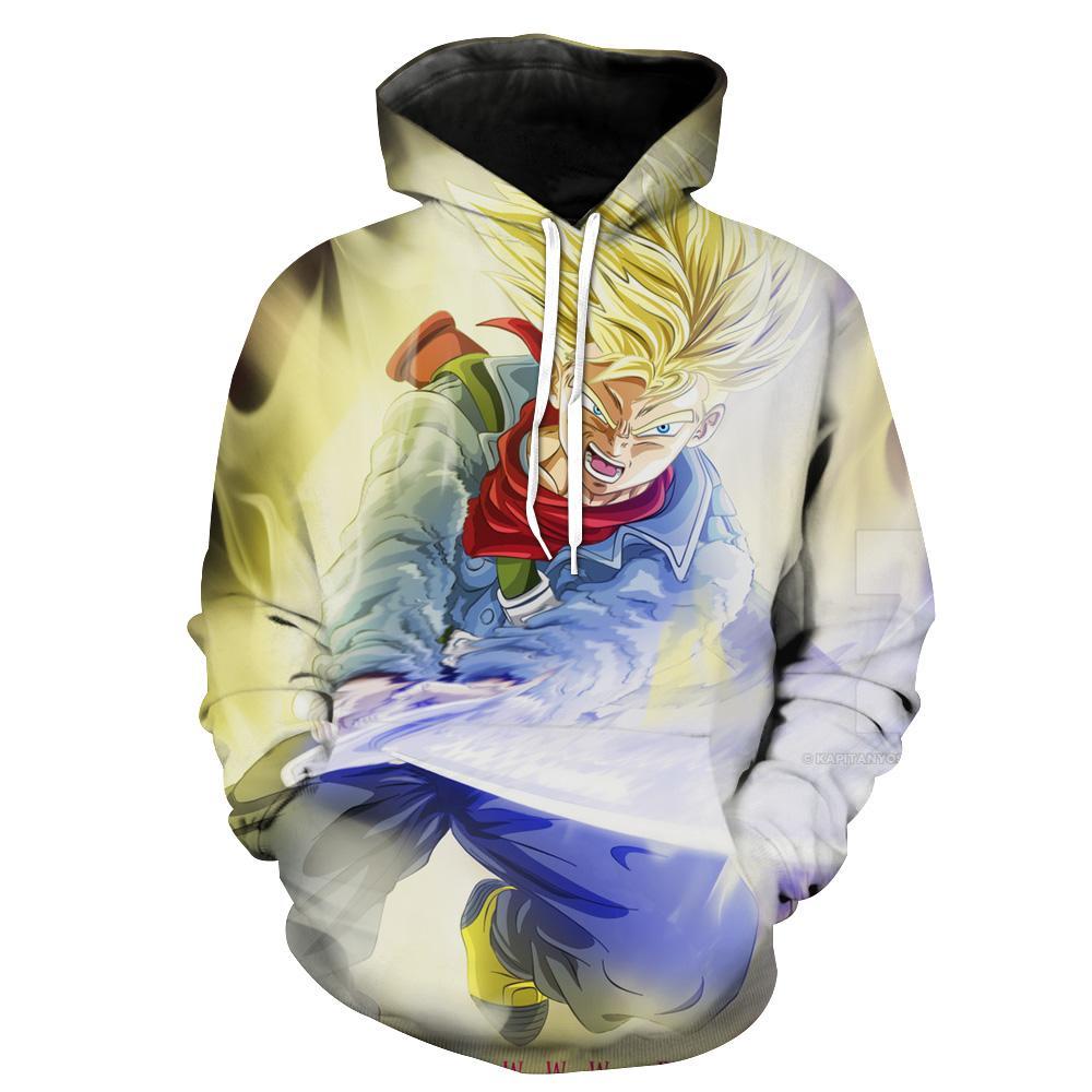 Super Saiyan Trunks Sword Dragon Ball Super Trunks Hoodie 3D