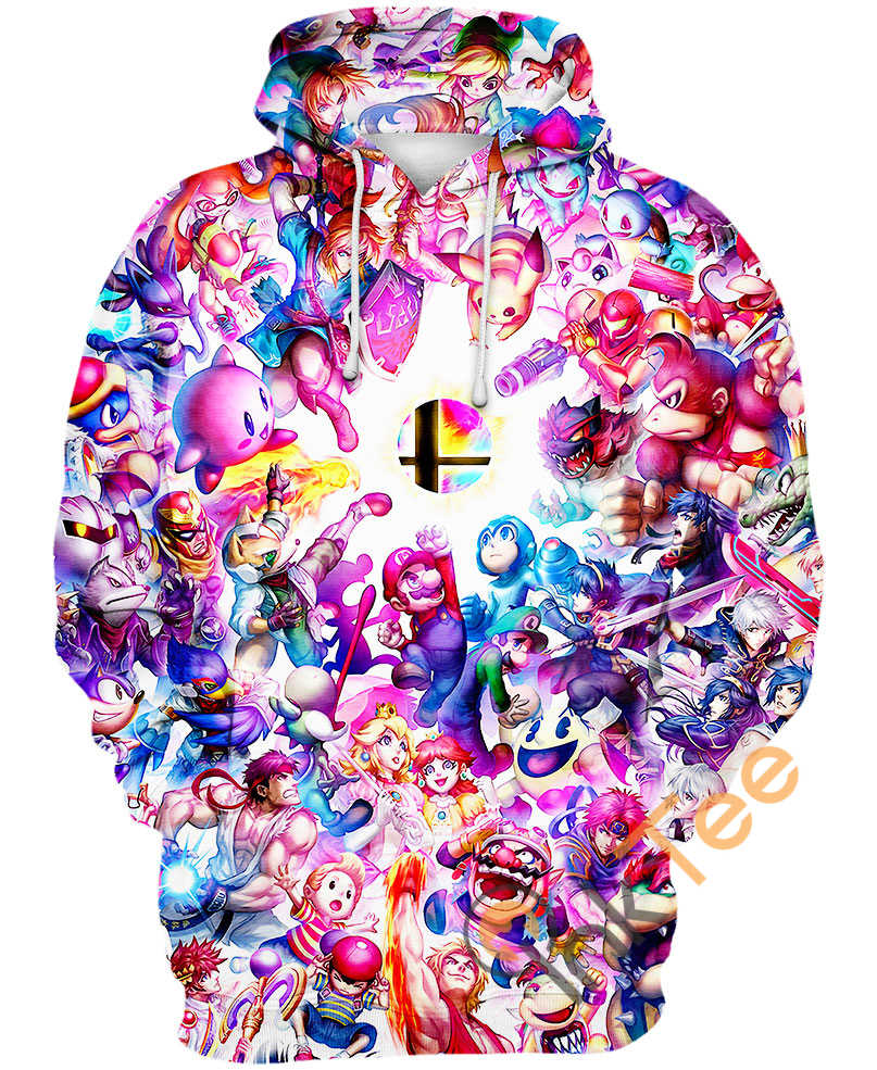 Super Smash Bros Hoodie 3D 13 Super Smash Bros Hoodie 3D