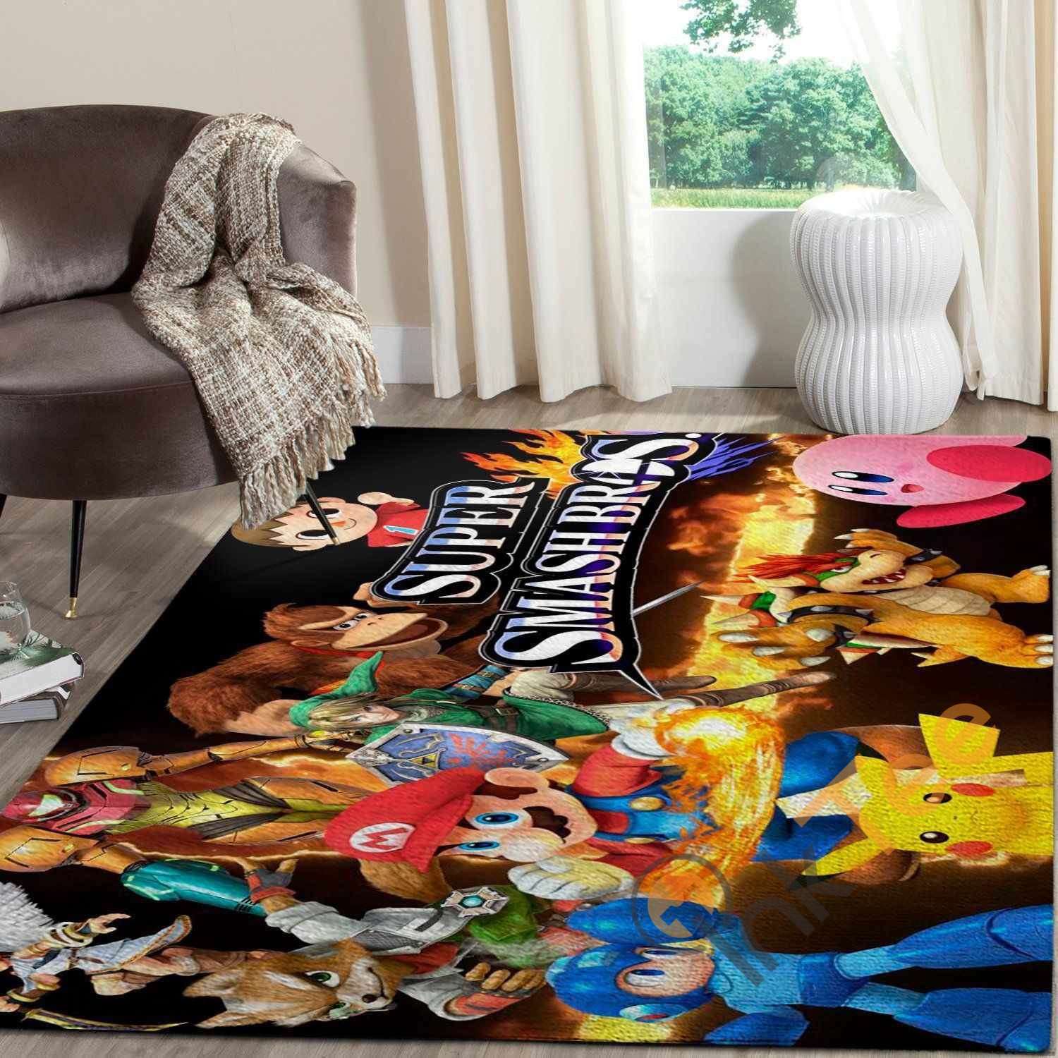 Super Smash Bros. Area Rug