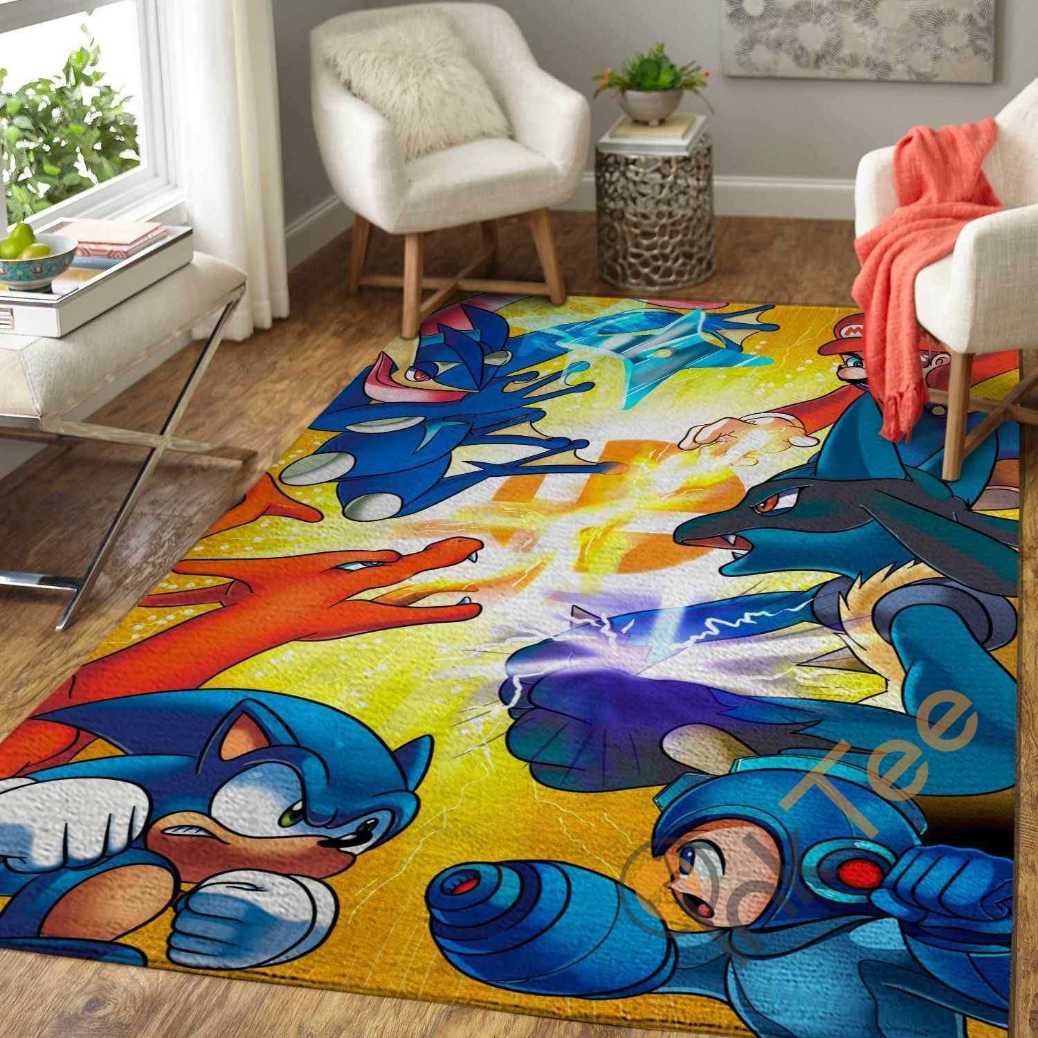 Super Smash Bros. Area Rug