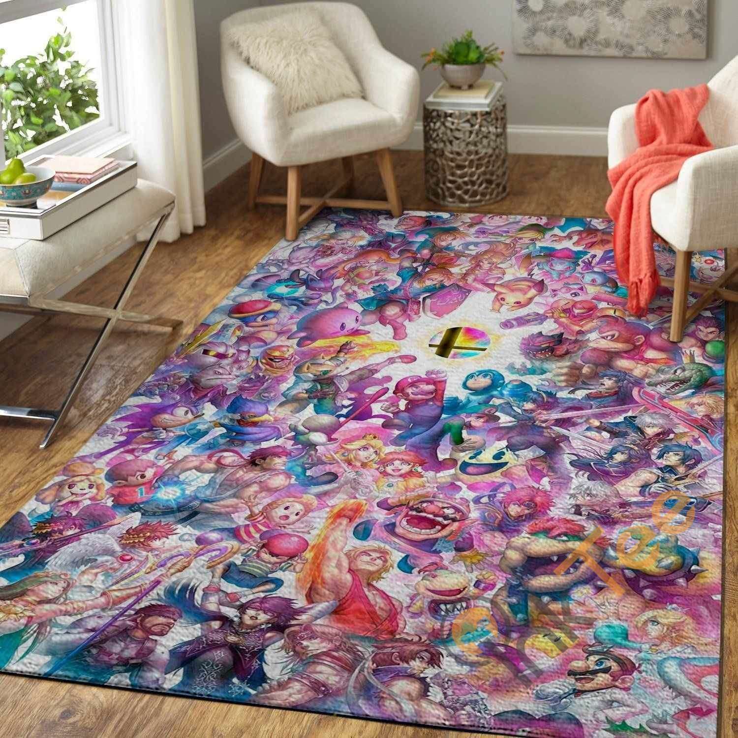 Super Smash Bros. Area Rug