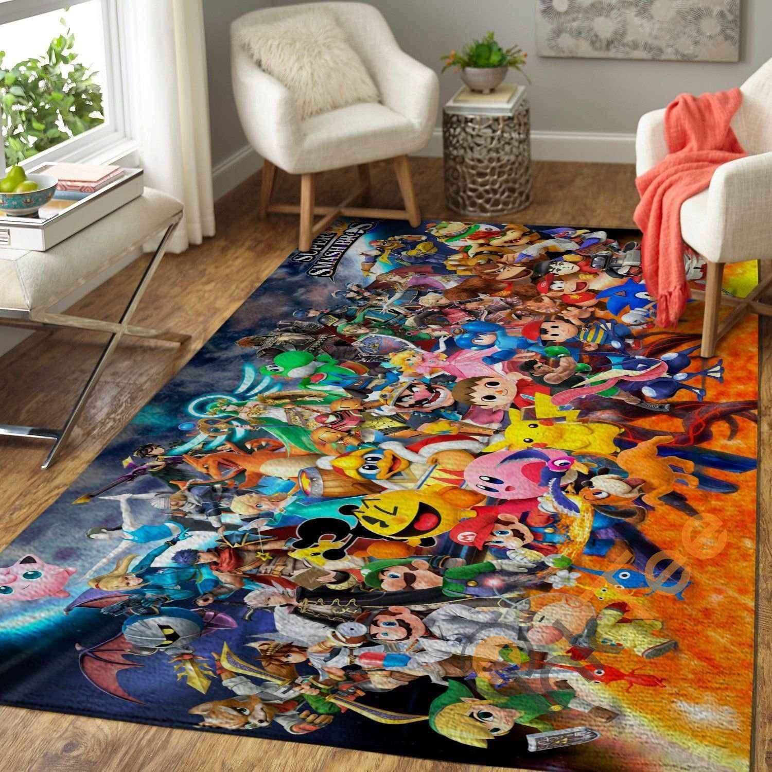 Super Smash Bros. Characters Area Rug