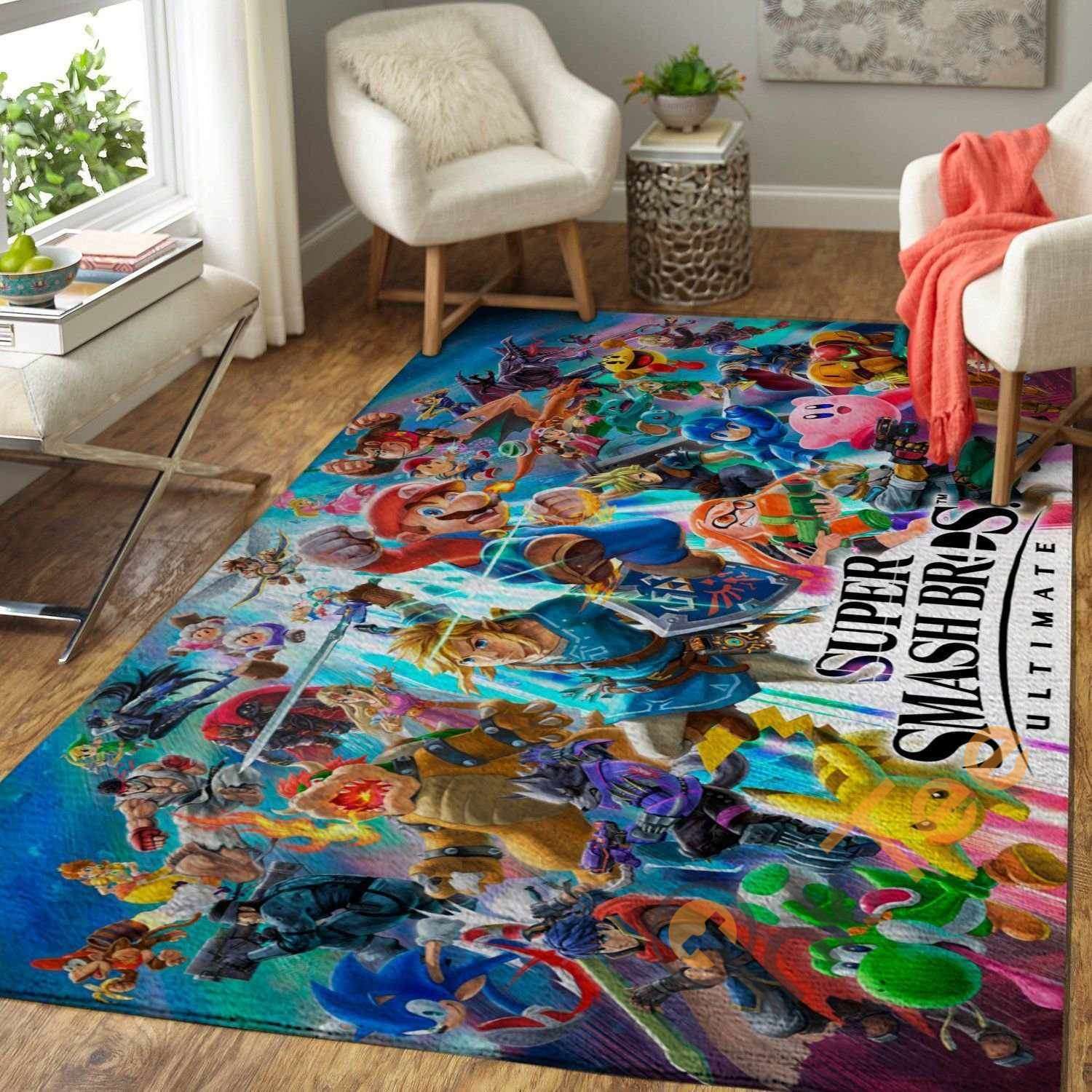 Super Smash Bros. Ultimate Area Rug 4 Super Smash Bros. Ultimate Area Rug