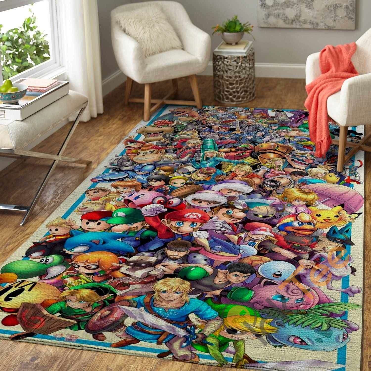 Super Smash Bros. Ultimate Area Rug 4 Super Smash Bros. Ultimate Area Rug