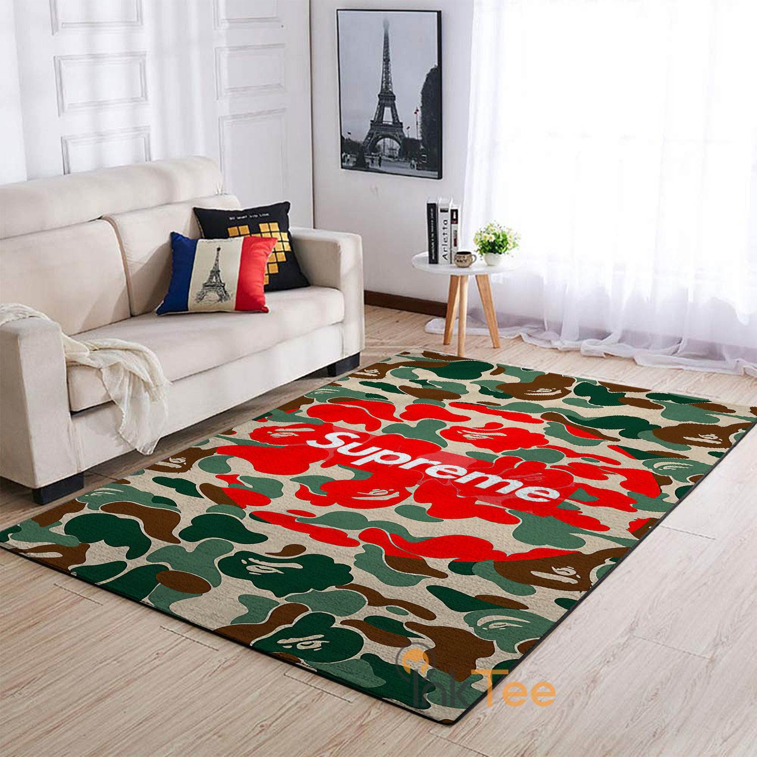 Supreme Bape Jungle Area Rug