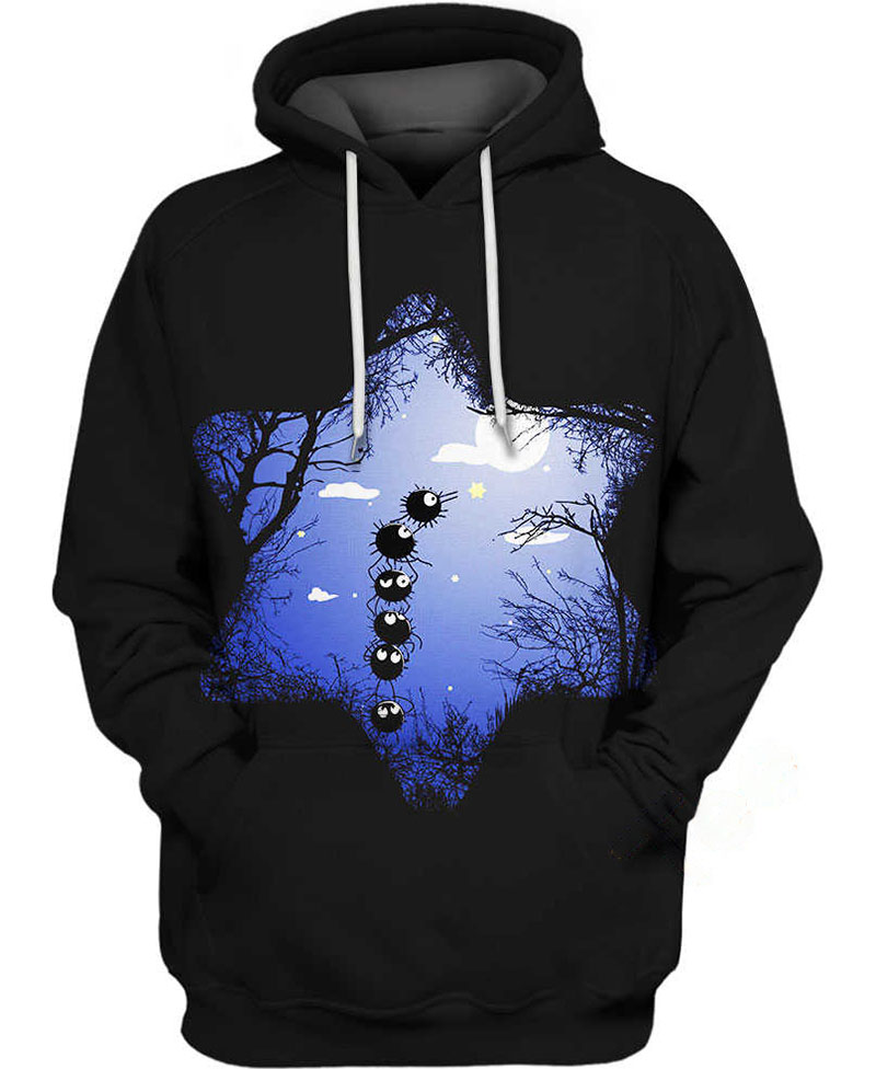 Susuwatari Night Hoodie 3D
