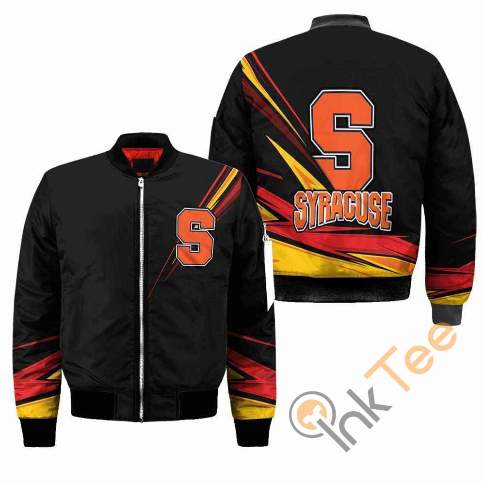 Syracuse Orange NCAA Black Apparel Best Christmas Gift For Fans Bomber Jacket 2 Syracuse Orange NCAA Black Apparel Best Christmas Gift For Fans Bomber Jacket