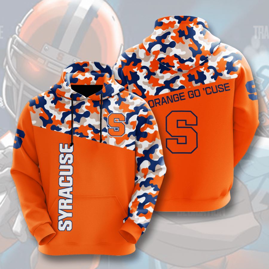 Syracuse Orange Custom Hoodie 3D