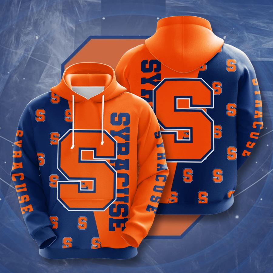 Syracuse Orange Custom Hoodie 3D