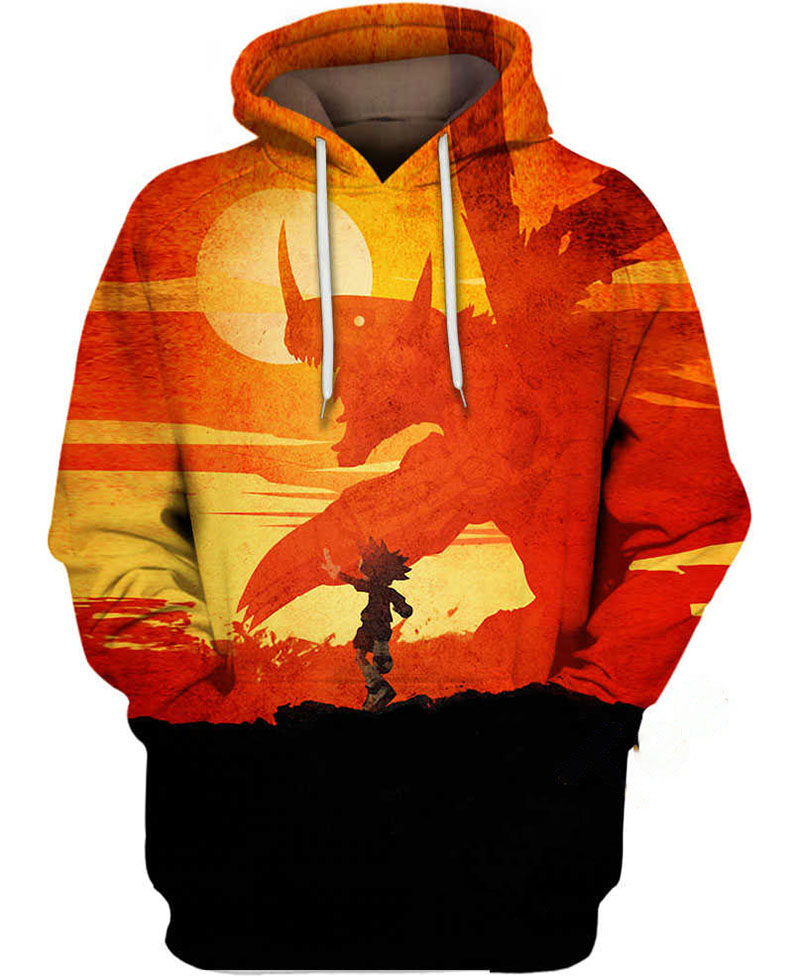 Tai Digimon Hoodie 3D
