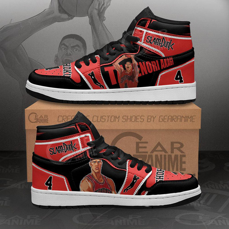 Takenori Akagi Sneakers Slam Dunk Anime Air Jordan Shoes 15 Takenori Akagi Sneakers Slam Dunk Anime Air Jordan Shoes
