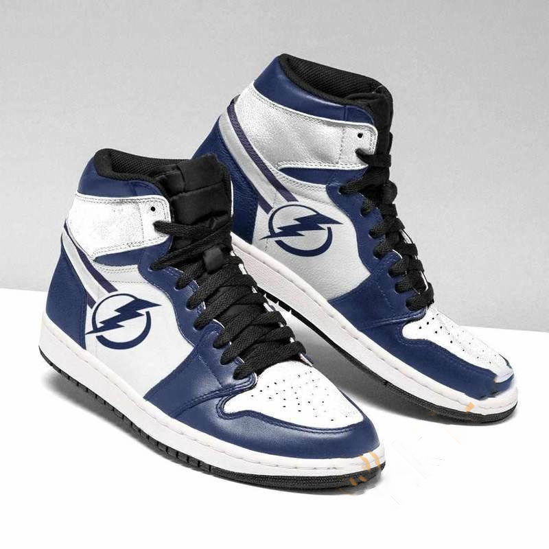 Tampa Bay Lightning Nhl Custom Air Jordan Shoes