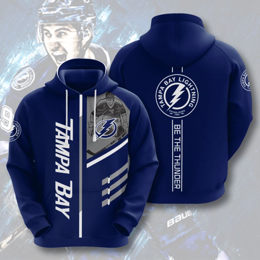 Tampa Bay Lightning Custom Hoodie 3D 2 Tampa Bay Lightning Custom Hoodie 3D