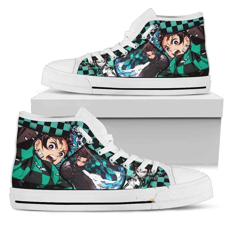 Tanjiro High Top Shoes 1 Tanjiro High Top Shoes