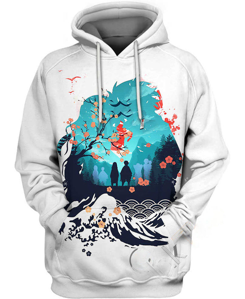 Tanjiro And Nezuko Hoodie 3D