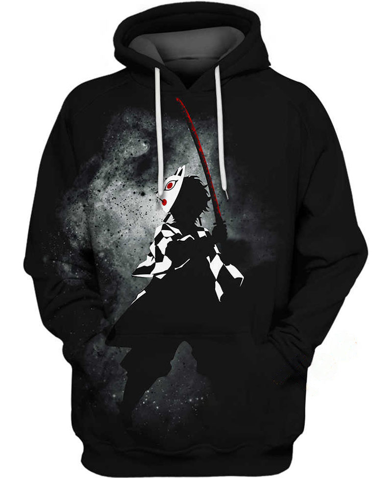 Tanjiro Dark Hoodie 3D