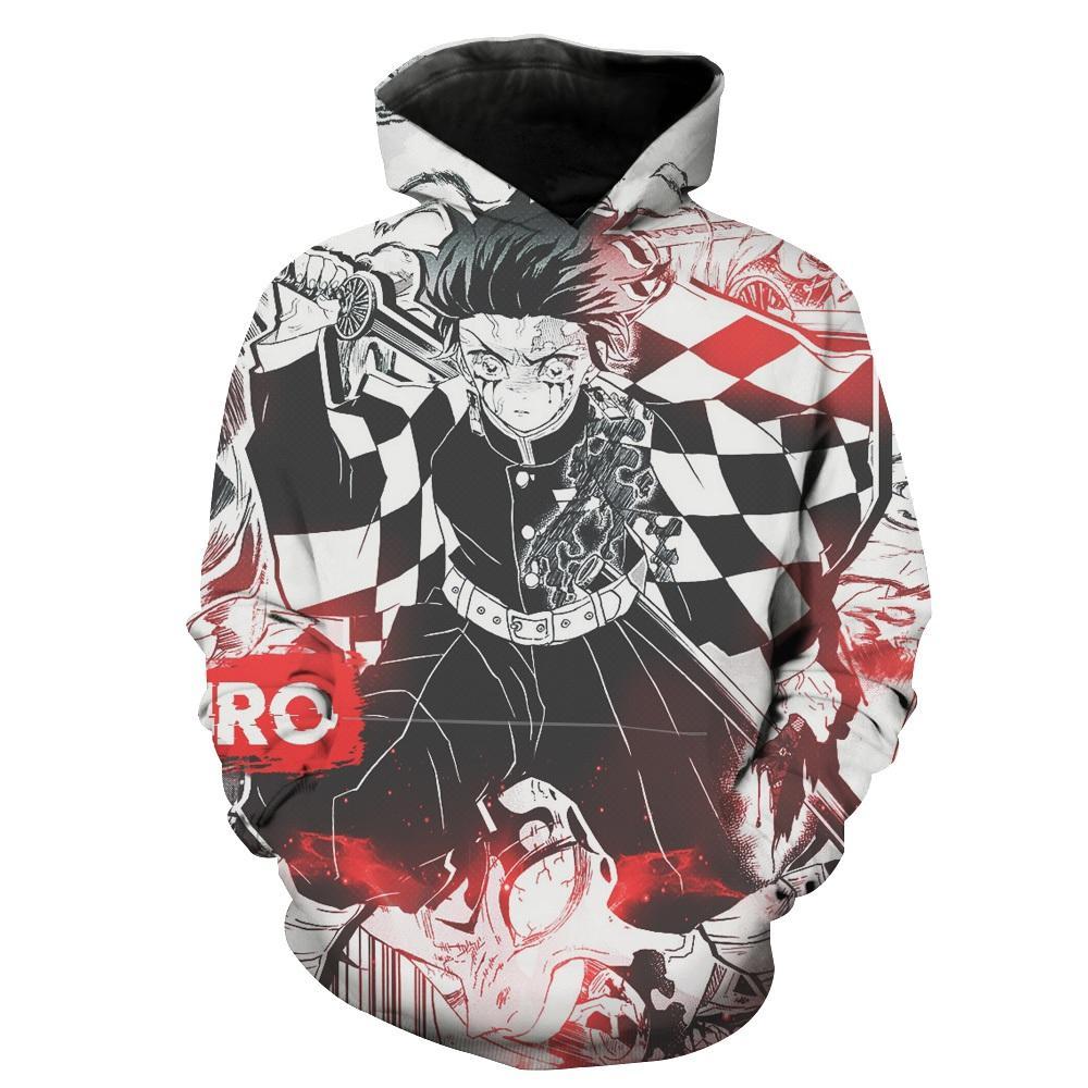 Tanjiro Epic Tanjiro Demon Slayer Hoodie 3D 1 Tanjiro Epic Tanjiro Demon Slayer Hoodie 3D