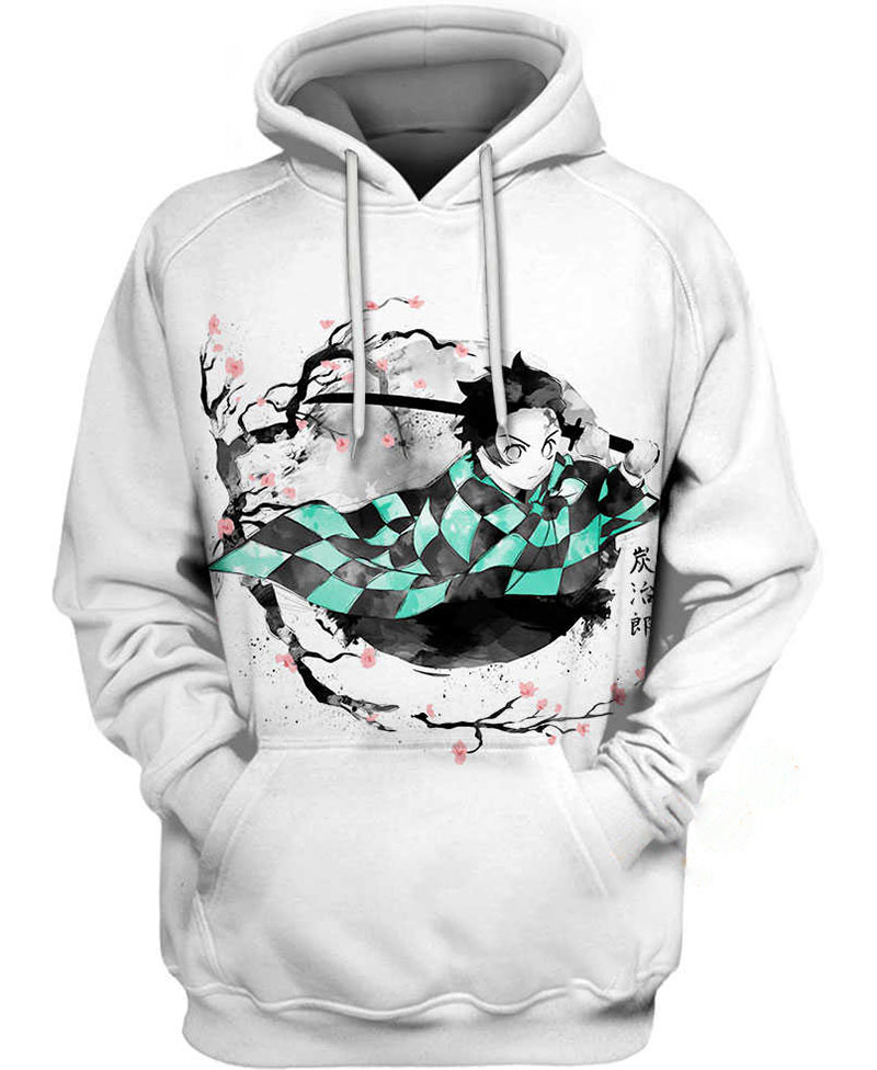 Tanjiro Ink Hoodie 3D