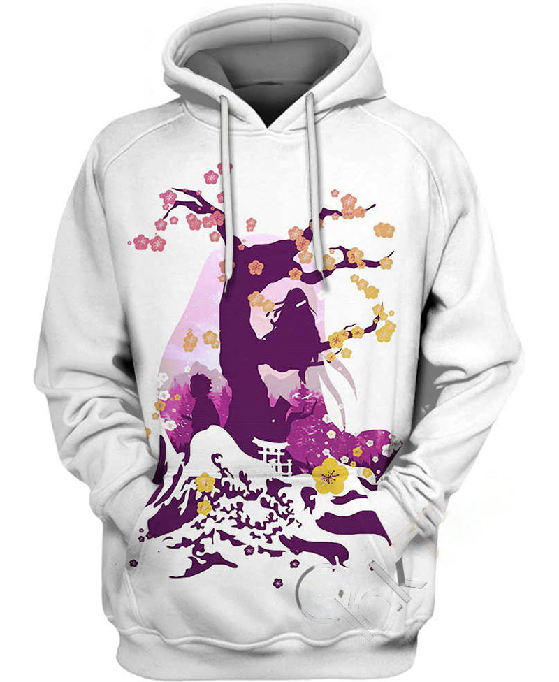 Tanjiro Kamado And Nezuko Hoodie 3D 14 Tanjiro Kamado And Nezuko Hoodie 3D