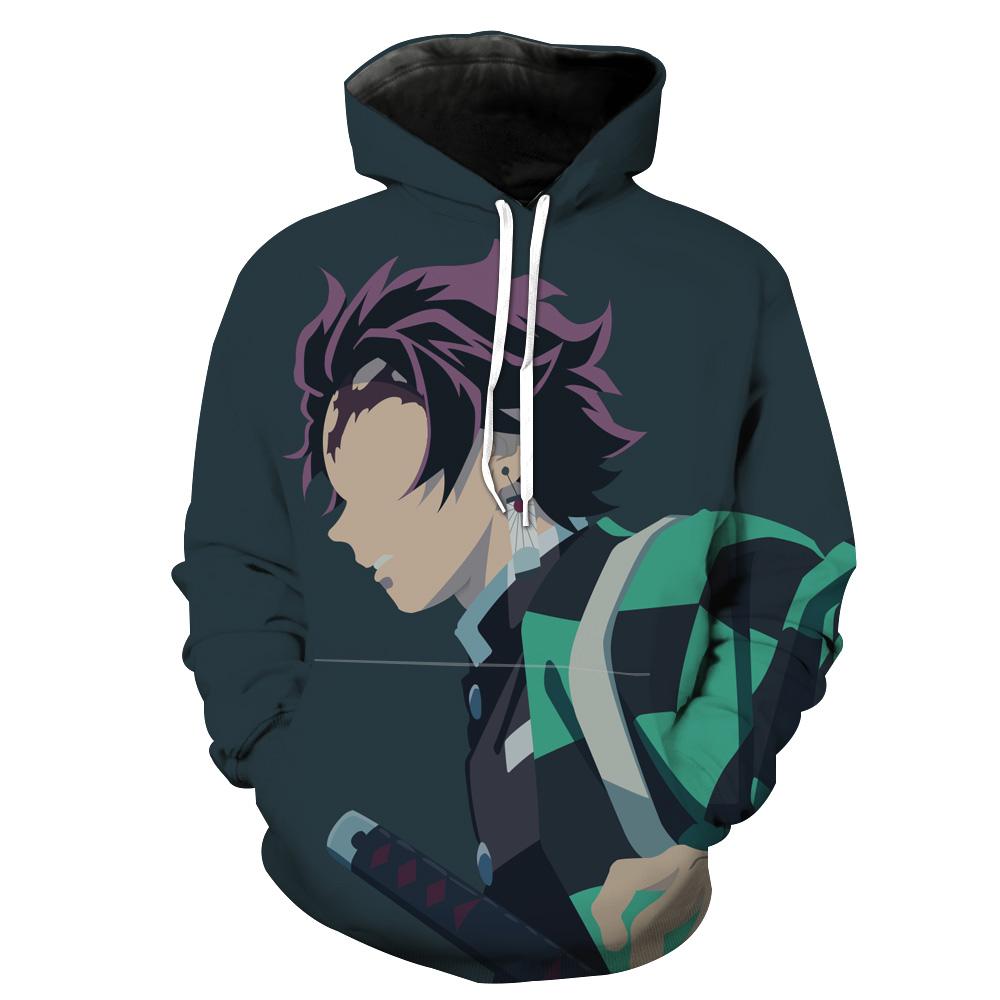 Tanjiro Kamado Demon Slayer Hoodie 3D 1 Tanjiro Kamado Demon Slayer Hoodie 3D