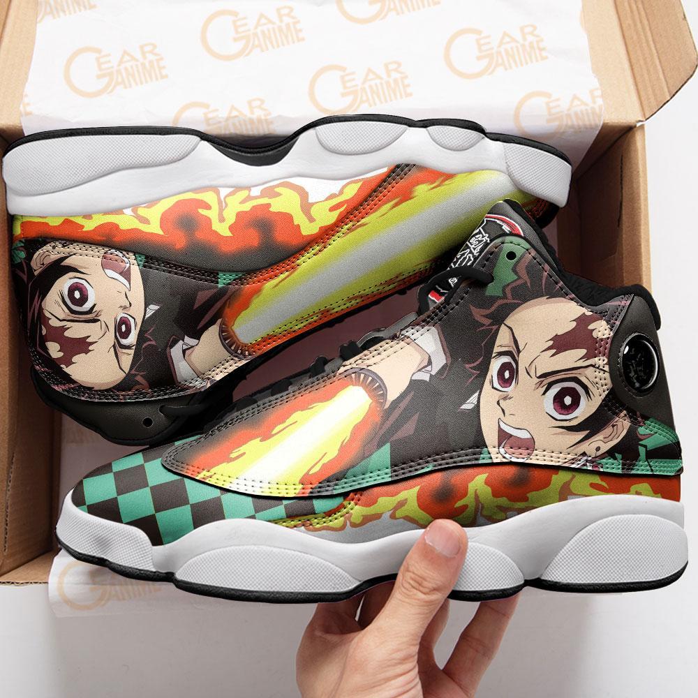 Tanjiro Kamado Sun Breathing Demon Slayer Air Jordan Shoes
