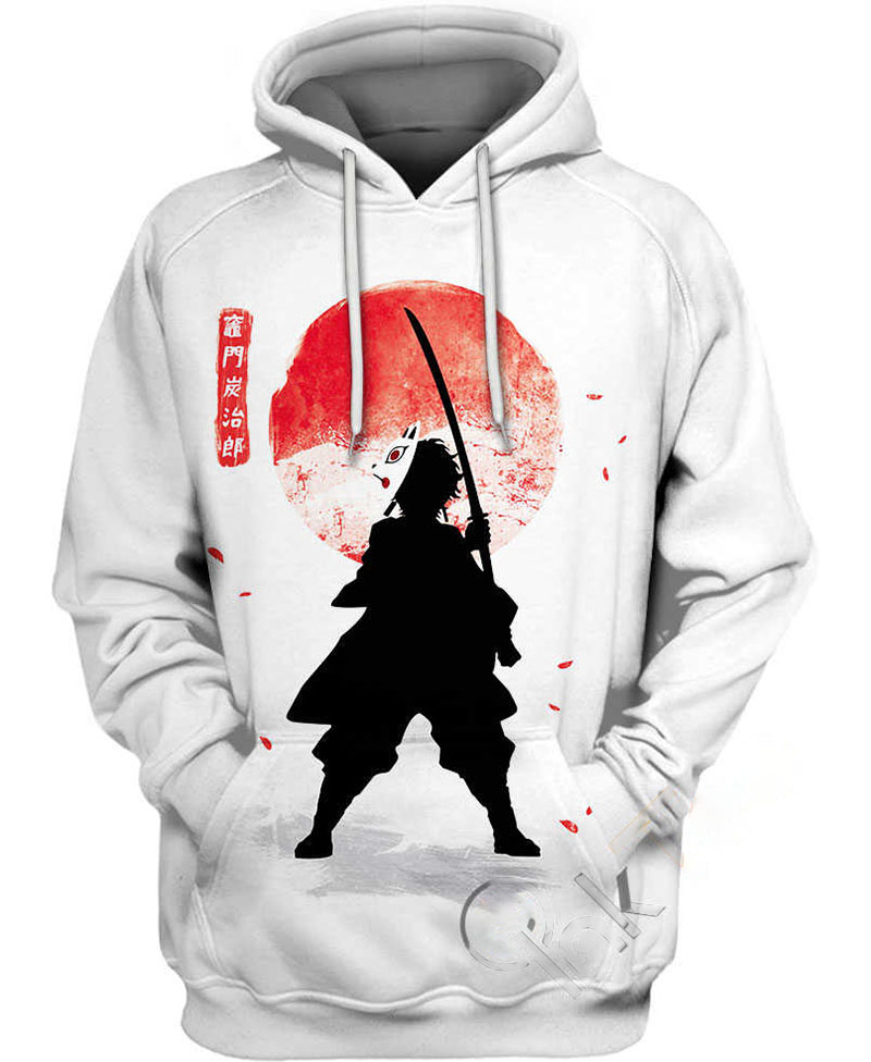 Tanjiro Lower Moon Hoodie 3D 5 Tanjiro Lower Moon Hoodie 3D
