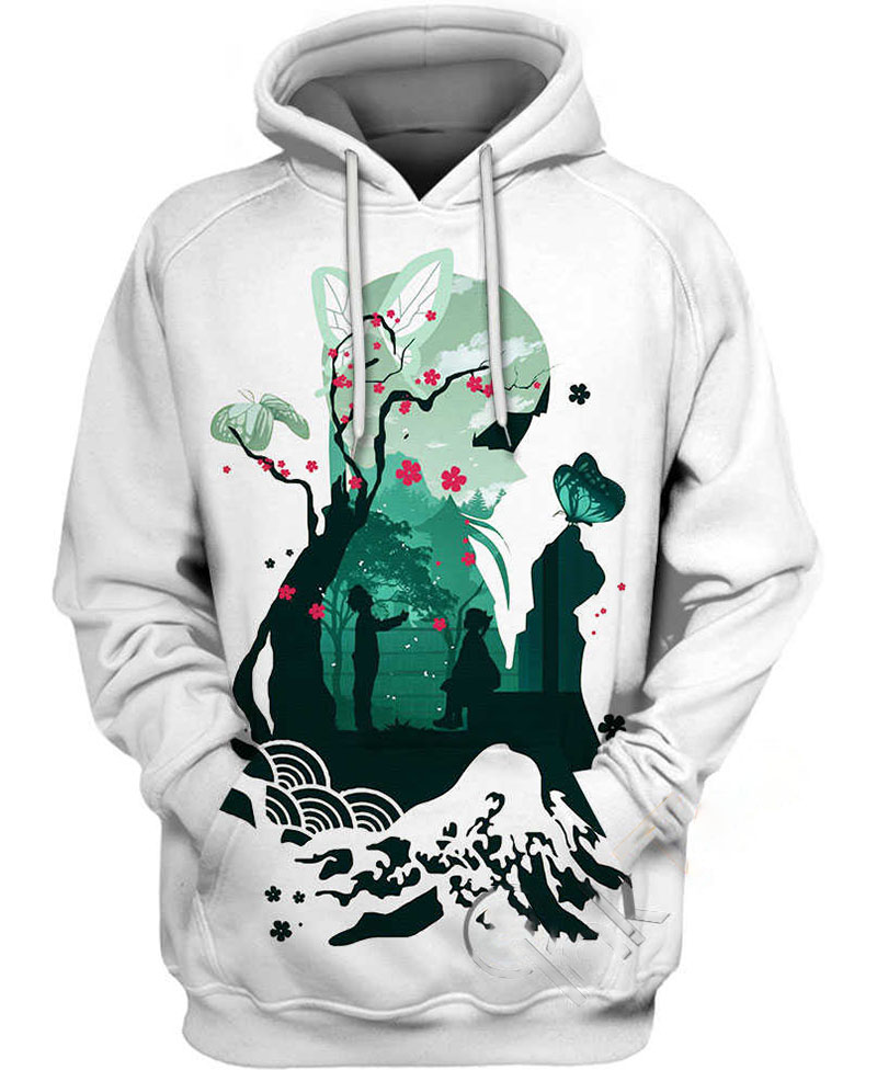 Tanjirou And Tsuyuri Hoodie 3D