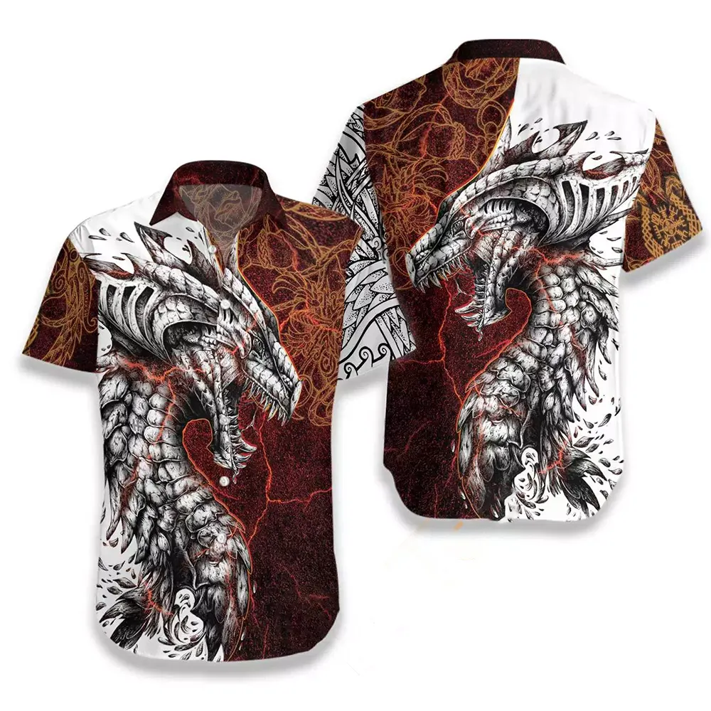 Tattoo Dragon Hawaiian shirts