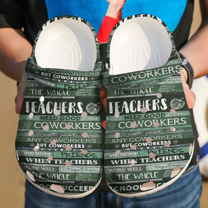 Teacher Good Coworkers Crocs Clog Shoes 4 Teacher Good Coworkers Crocs Clog Shoes