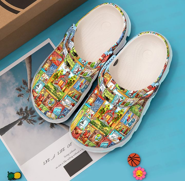 Teacher School Days Crocs Clog Shoes
