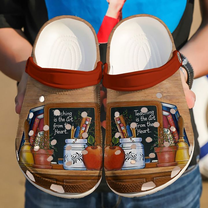 Teacher Teaching Is The Art Crocs Clog Shoes 3 Teacher Teaching Is The Art Crocs Clog Shoes