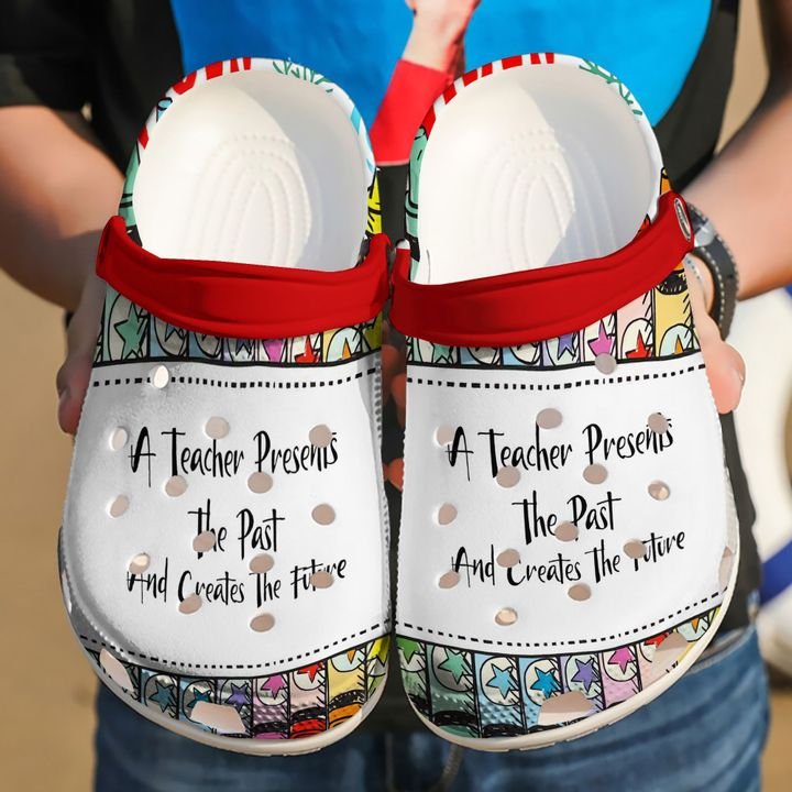 Teacher The Past Crocs Clog Shoes