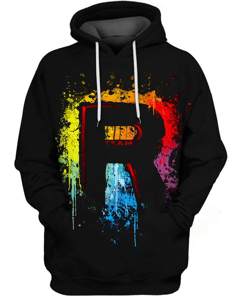 Team Rainbow Rocket Hoodie 3D