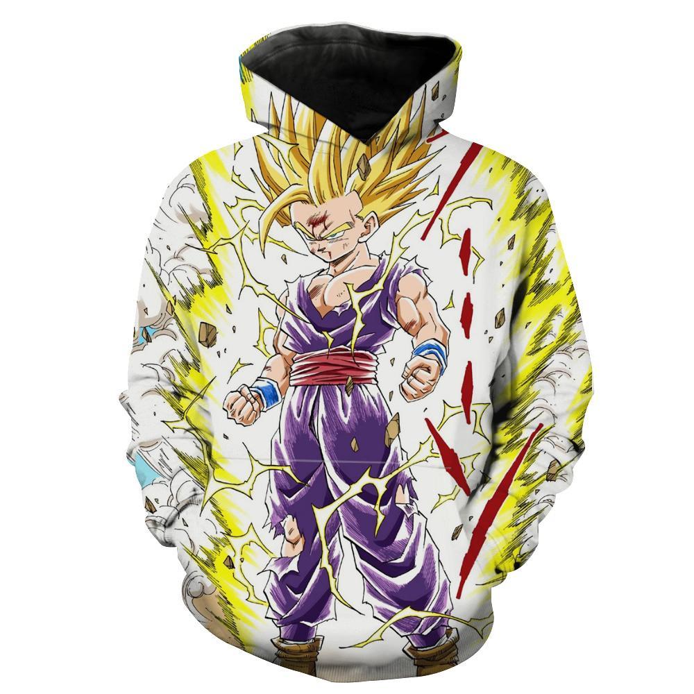 Teen Super Saiyan Gohan Hoodie 3D 1 Teen Super Saiyan Gohan Hoodie 3D