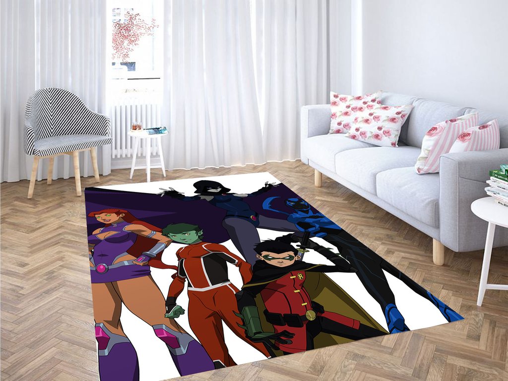 Teen Titans Characters Living Room Modern Carpet Rug 9 Teen Titans Characters Living Room Modern Carpet Rug