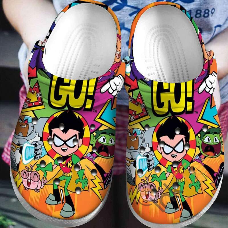 Teen Titans Crocs Clog Shoes 2 Teen Titans Crocs Clog Shoes