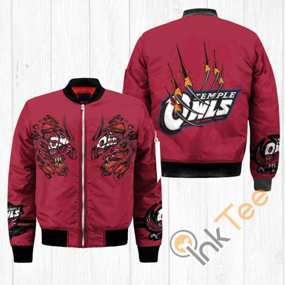 Temple Owls NCAA Claws Apparel Best Christmas Gift For Fans Bomber Jacket 8 Temple Owls NCAA Claws Apparel Best Christmas Gift For Fans Bomber Jacket