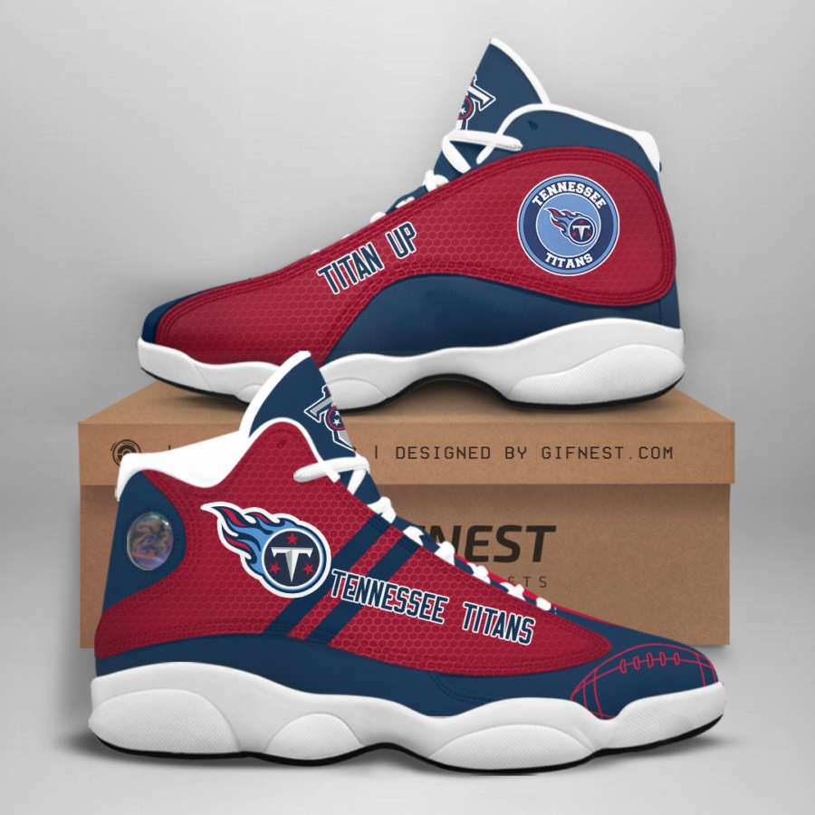 Tennessee Titans Custom Air Jordan Shoes 2 Tennessee Titans Custom Air Jordan Shoes