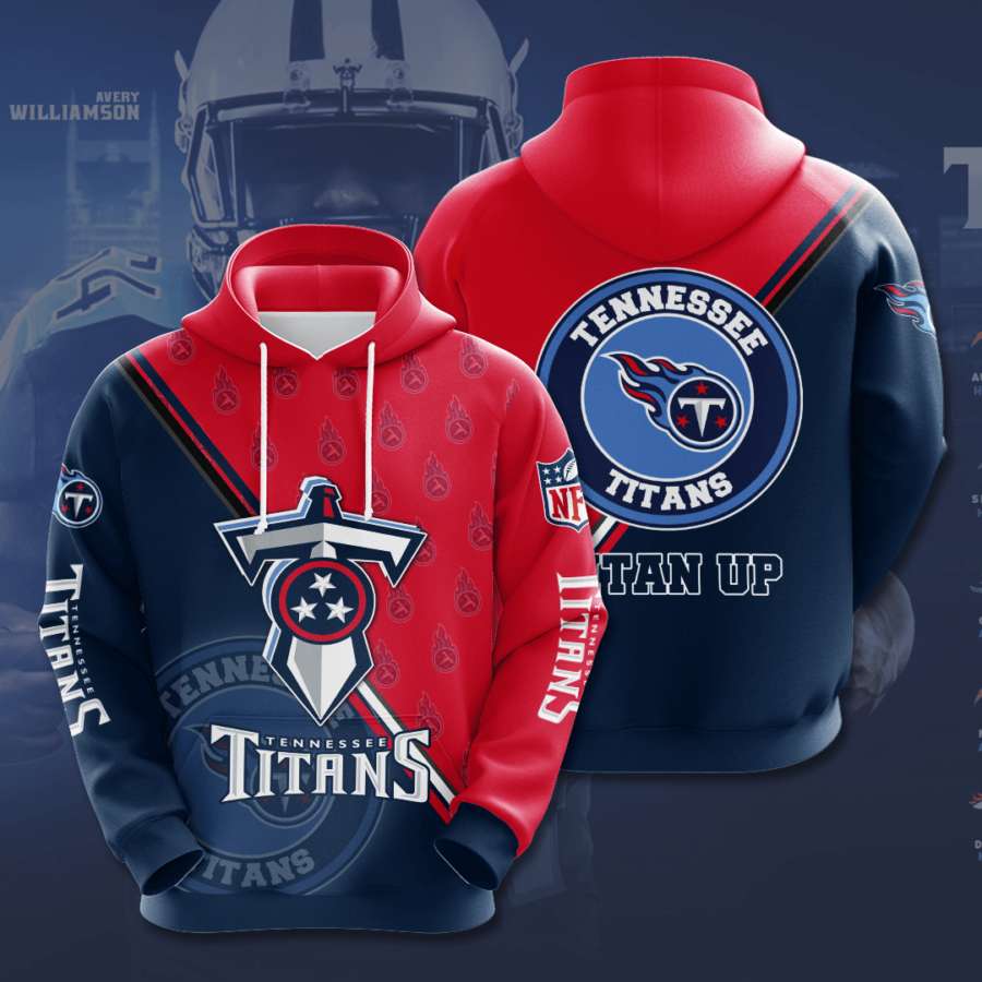 Tennessee Titans Custom Hoodie 3D 3 Tennessee Titans Custom Hoodie 3D