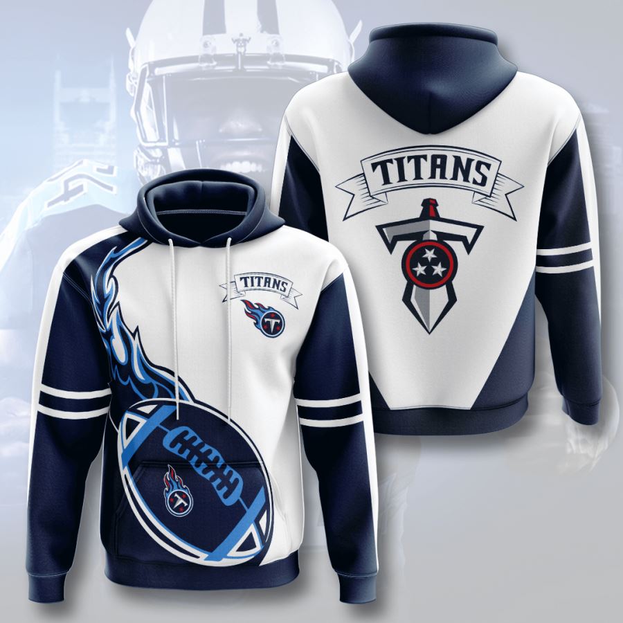 Tennessee Titans Custom Hoodie 3D 4 Tennessee Titans Custom Hoodie 3D
