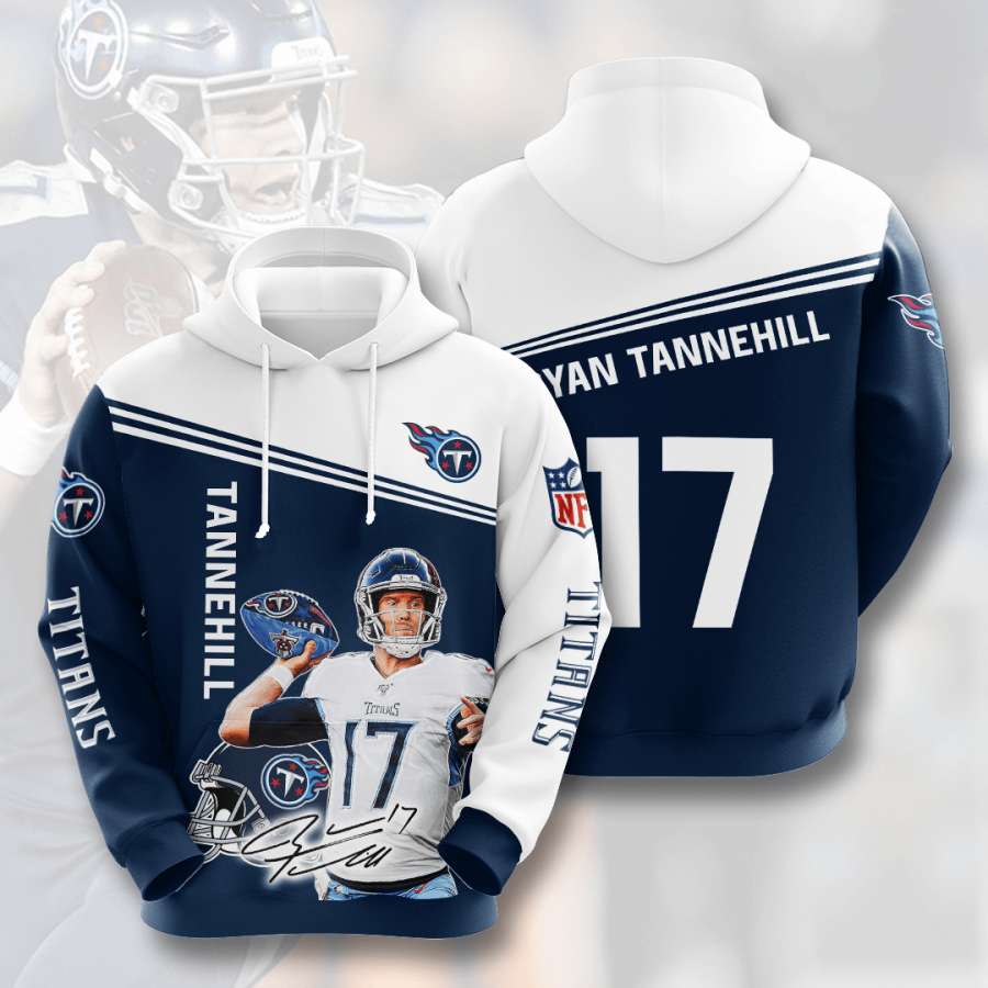 Tennessee Titans Custom Hoodie 3D 10 Tennessee Titans Custom Hoodie 3D
