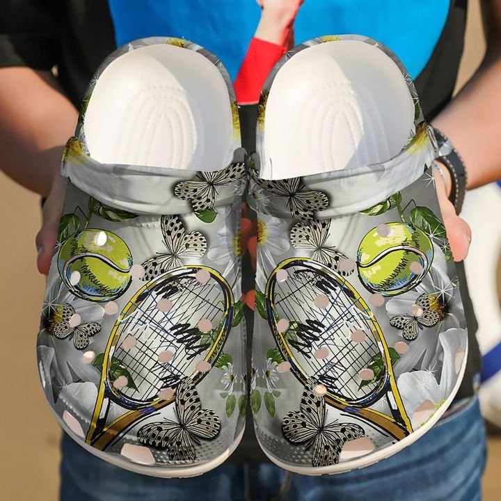 Tennis I Love Crocs Clog Shoes