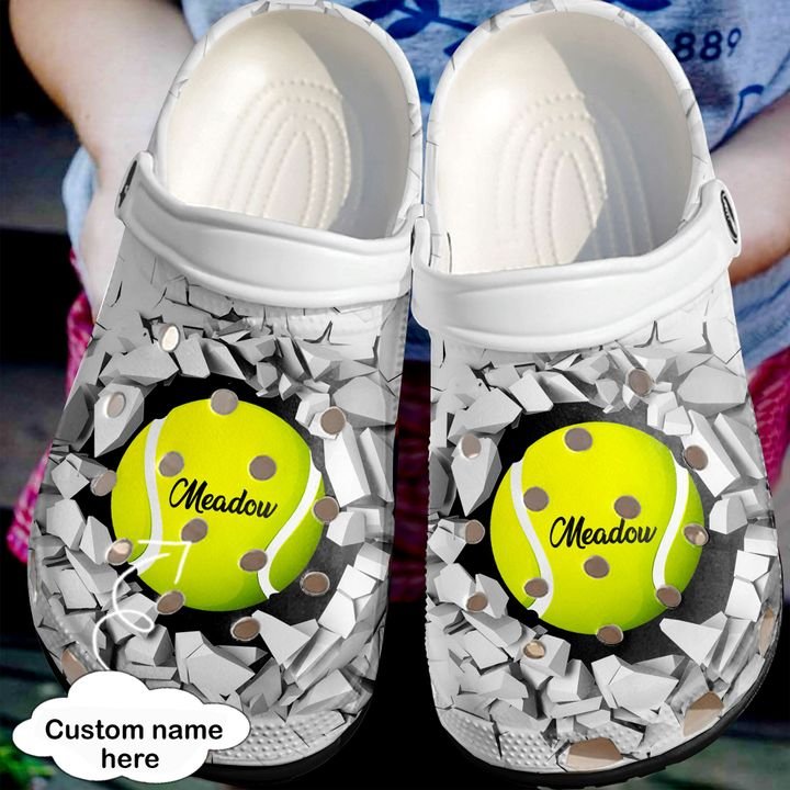 Tennis Personalized Broken Wall Crocs Clog Shoes 10 Tennis Personalized Broken Wall Crocs Clog Shoes