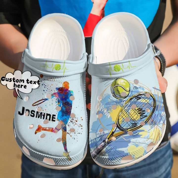 Tennis Personalized Color Series Crocs Clog Shoes 9 Tennis Personalized Color Series Crocs Clog Shoes