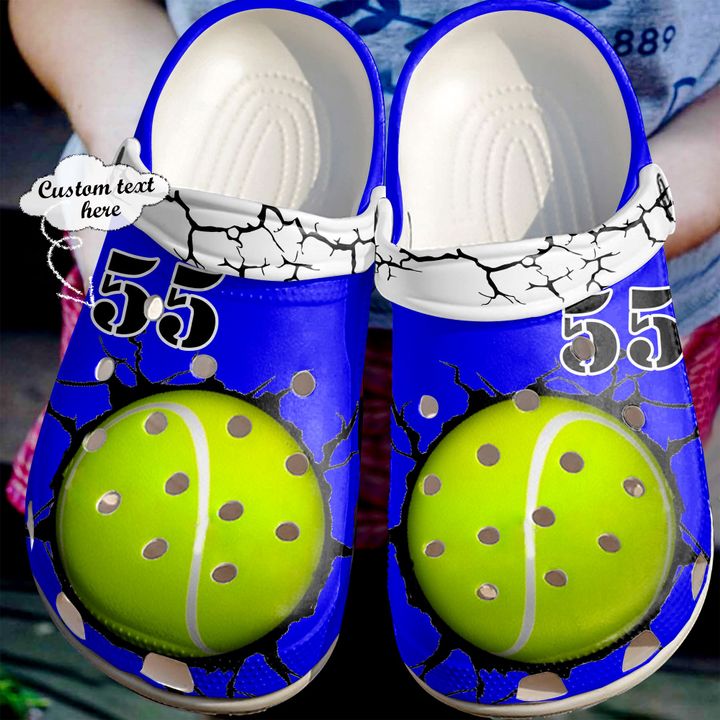 Tennis Personalized Crack Crocs Clog Shoes